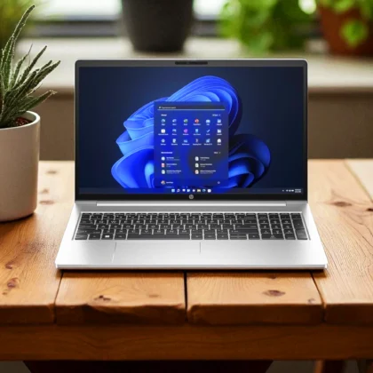 HP ProBook 450 G10 - Raptor Lake - 13th Gen Core i5 Processor 08GB, SSD 512GB, Intel Iris Xe Graphics 15.6" Full HD 1080p AG Display Backlit KB FP Reader (Pike Silver, NEW)